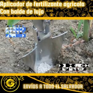 Fertilizadora con balde de lujo